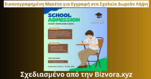 Εικονογραφημένη Μακέτα για Εγγραφή στο Σχολείο Δωρεάν Λήψη