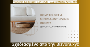 Thumbnail Διακόσμησης για YouTube – Δωρεάν Mockup Αρχείο PSD